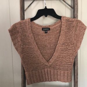TAN BEBE SHRUG SIZE S